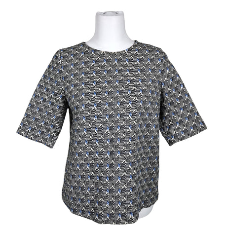 Unisex R-collection - Short-sleeved blouse, size 36 - White ()