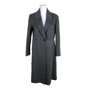 Unisex Massimo Dutti - Wool coat, size 38 - Gray (1)
