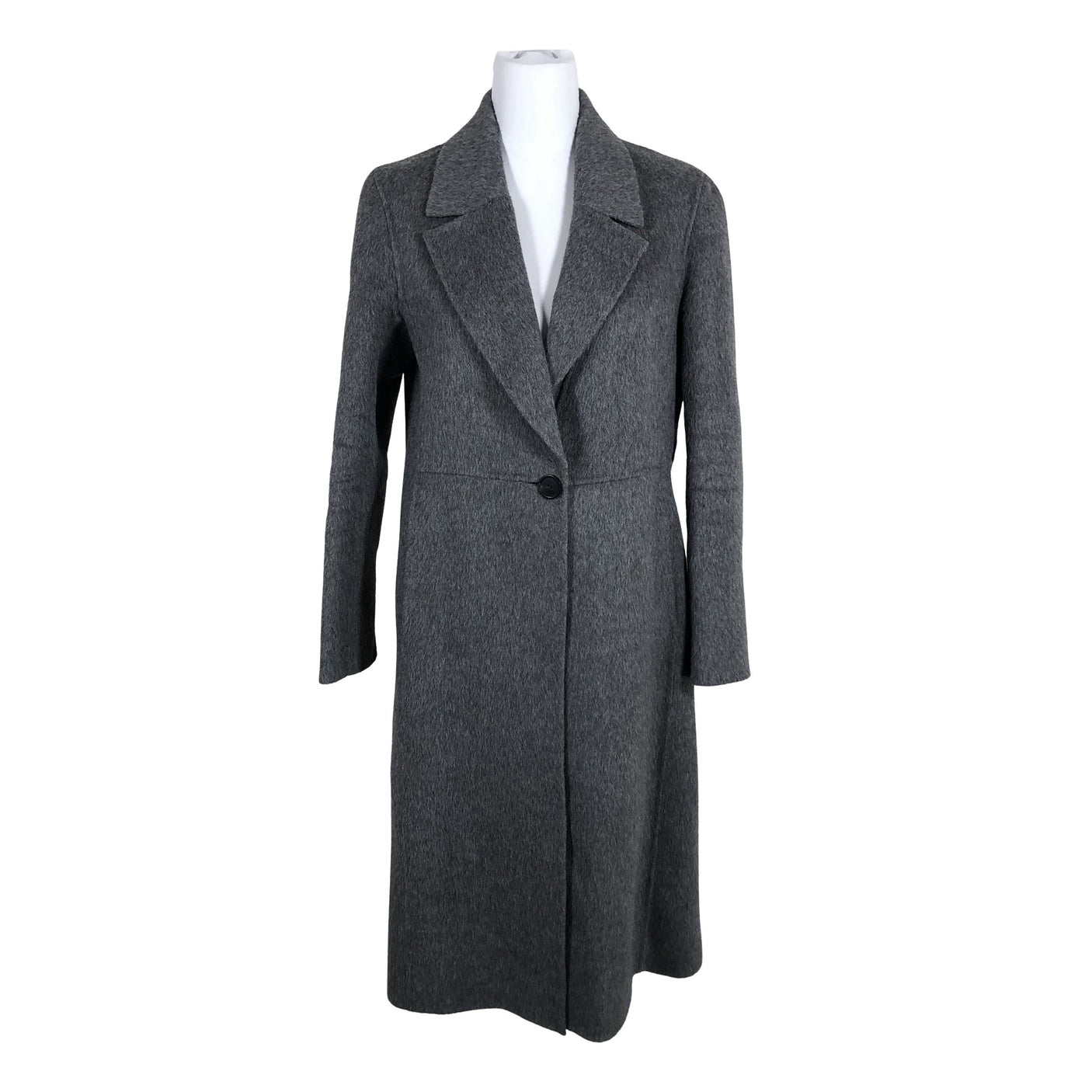 Unisex Massimo Dutti - Wool coat, size 38 - Gray (2)