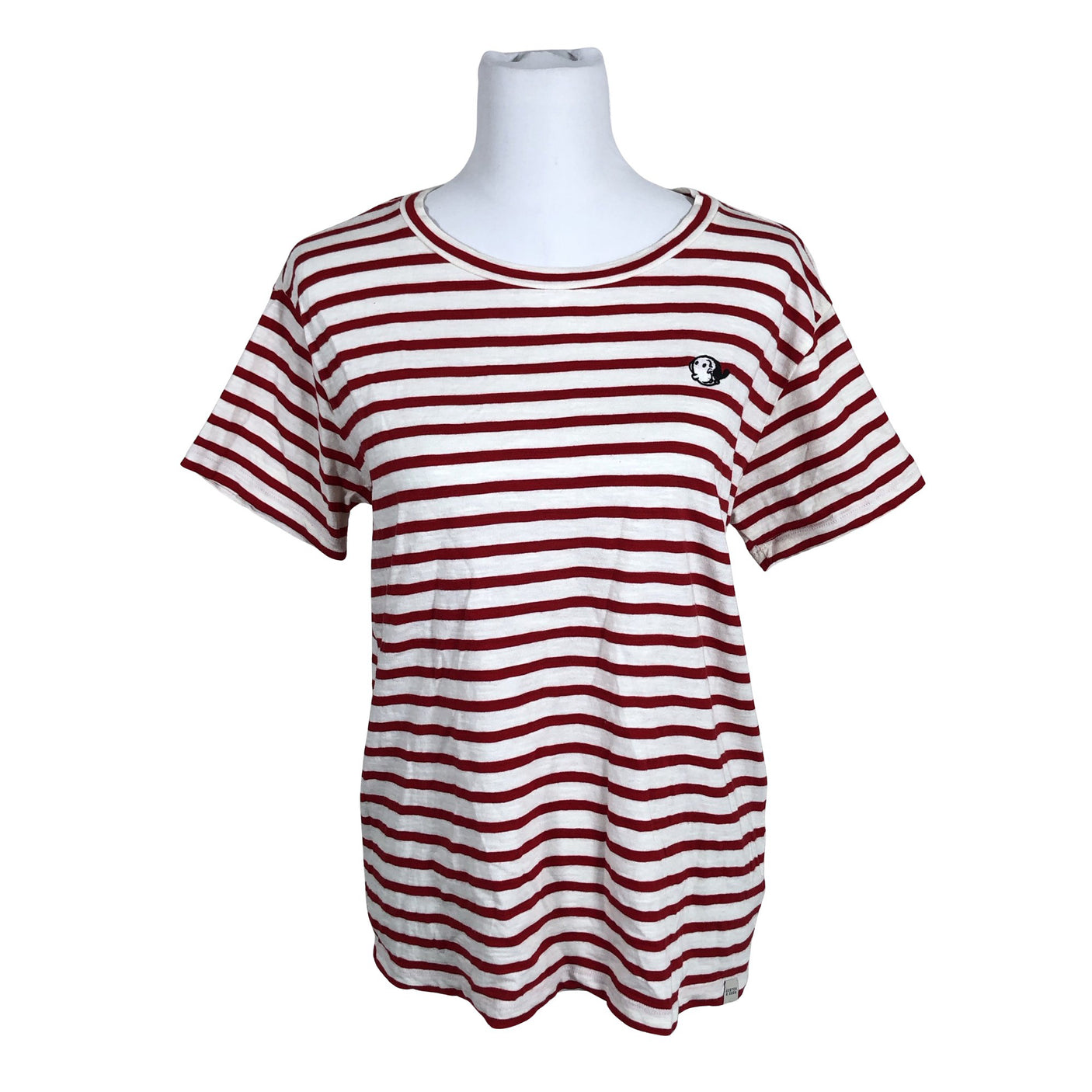 Unisex Scotch&Soda - T-shirt, size 38 - Natural white (1)