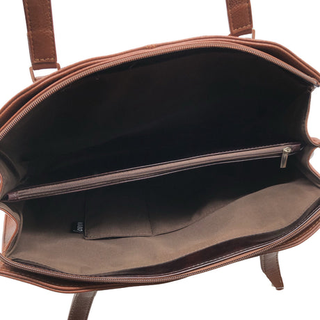 Unisex Nabo - Handbag, size Midi - Brown (2)