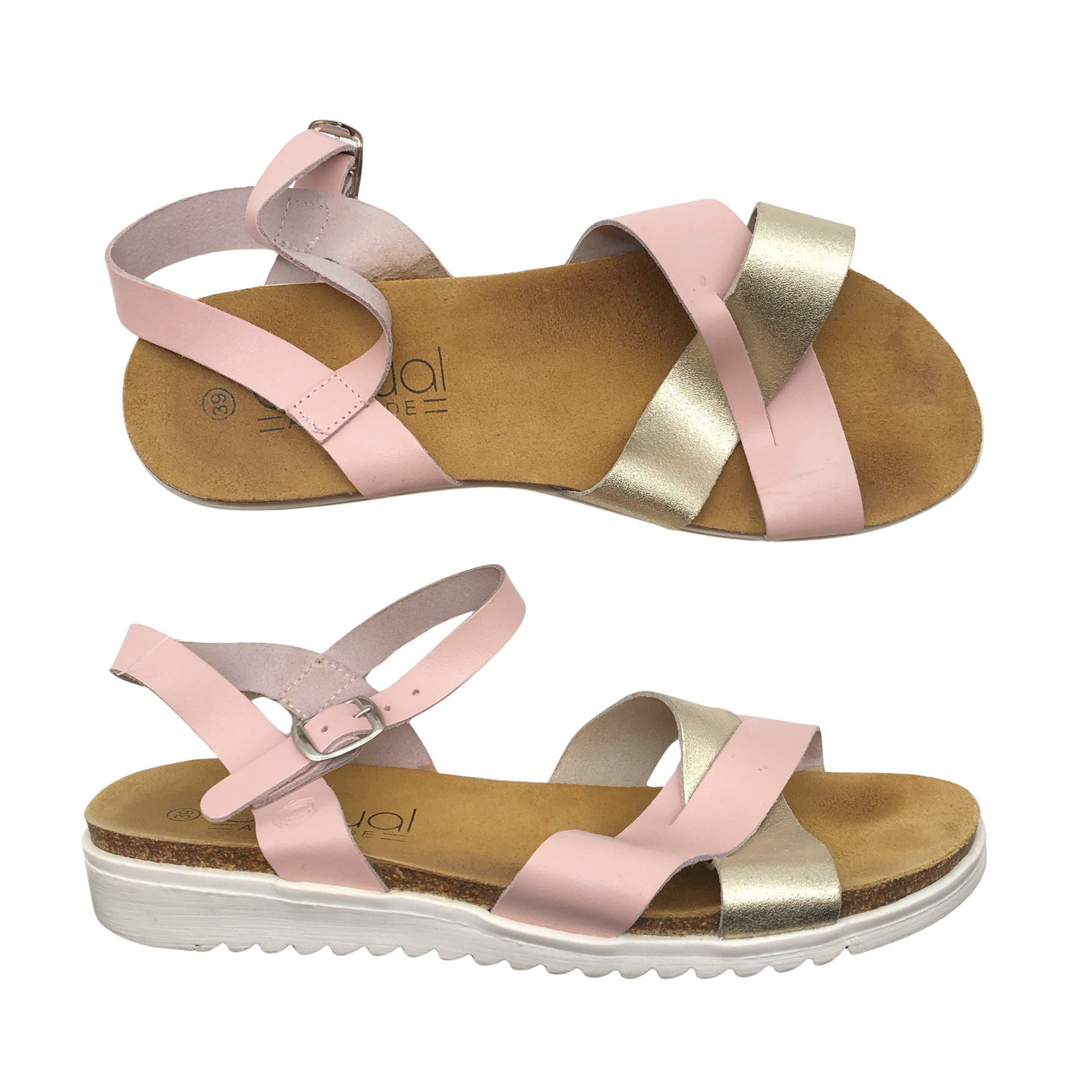 Unisex Casual Attitude - Sandals, size 39 - Light pink (1)