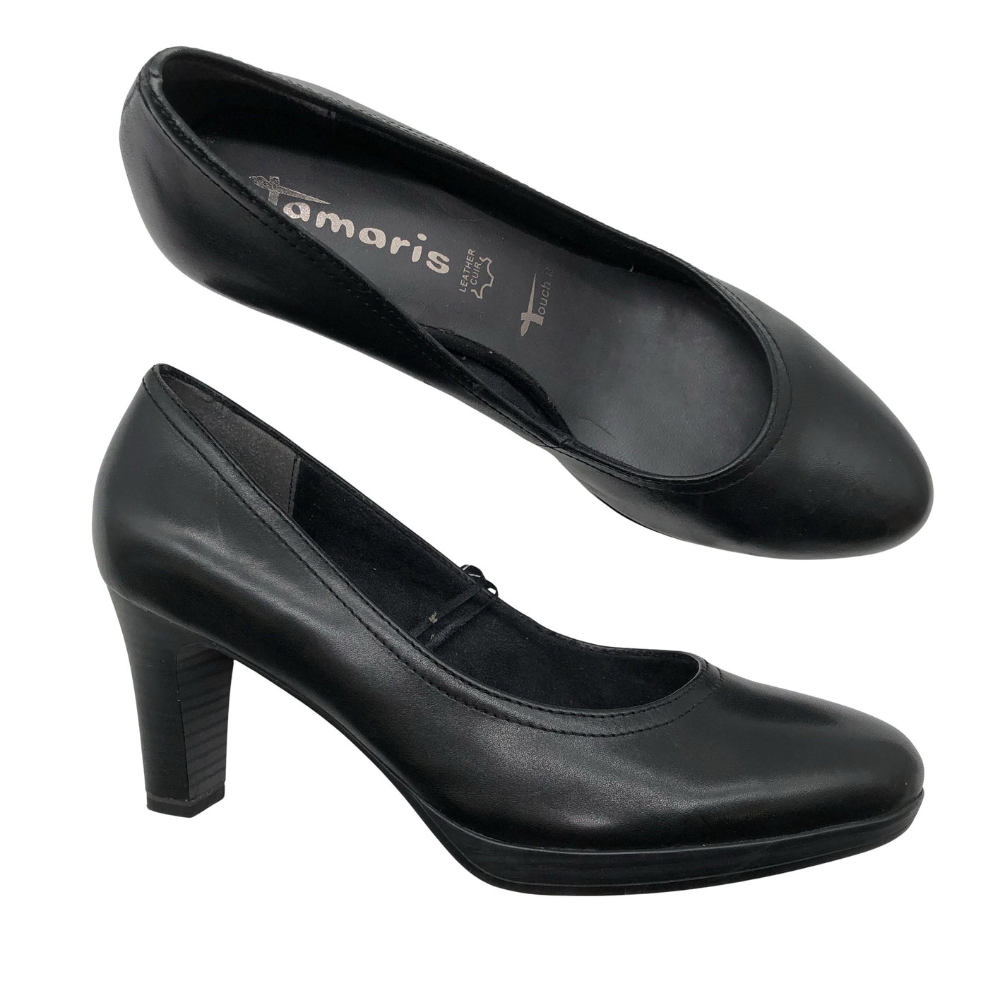 Unisex Tamaris - High heels, size 39 - Black (2)