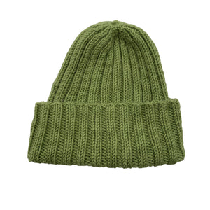 Unisex Handmade - Winter beanie, size 46 - 48 cm - Green (1)