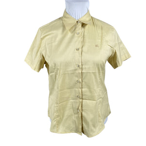 Unisex Burberrys' - Collared shirt, size 44 - Yellow (1)