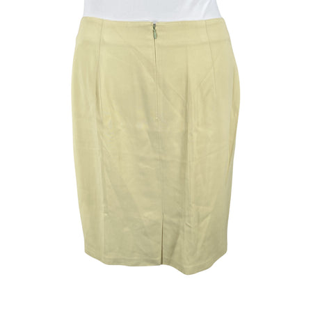Unisex Burberrys' - Pencil skirt, size 46 - Yellow (2)
