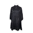Unisex Second Female - Schiffon dress, size 42 - Black ()