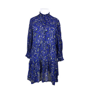Unisex Part two - Schiffon dress, size 44 - Blue (1)