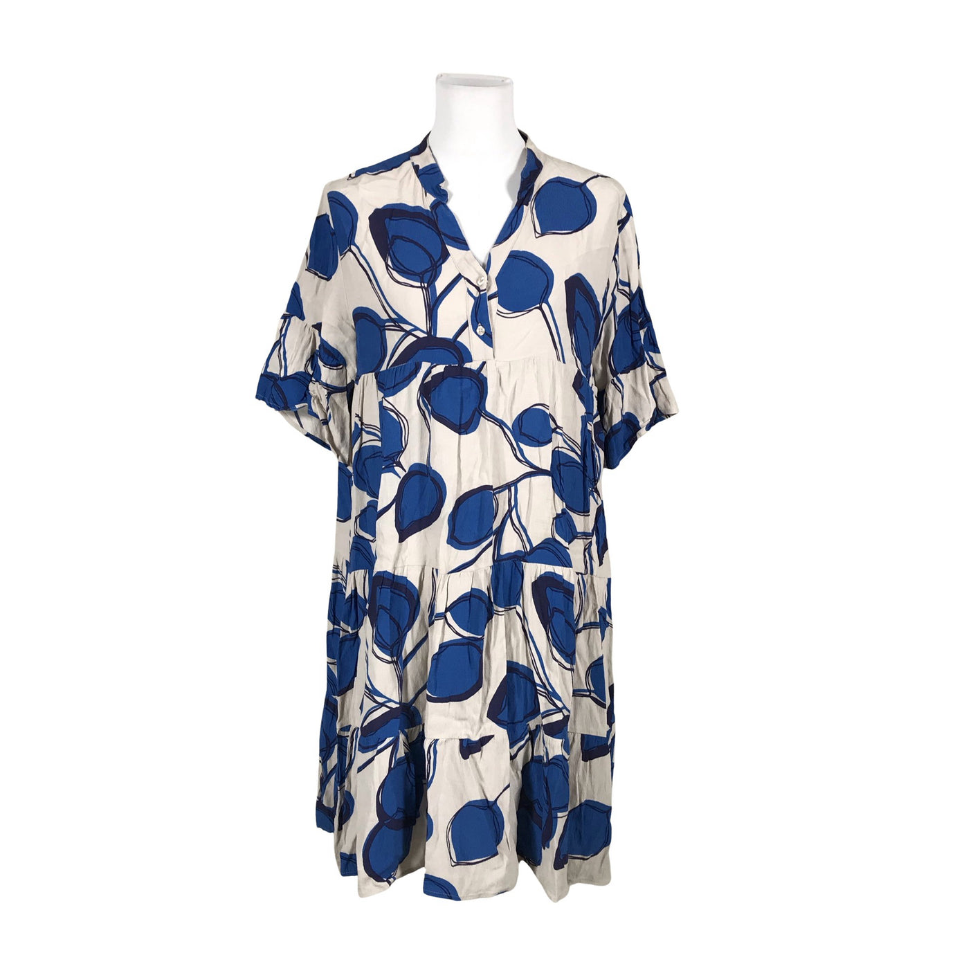 Unisex Jones - Schiffon dress, size 36 - Blue (1)