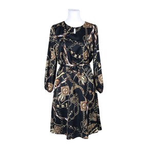 Unisex Denim Dream - Schiffon dress, size 36 - Black (1)