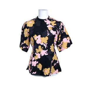 Unisex Marimekko - Short-sleeved blouse, size 38 - Black (1)