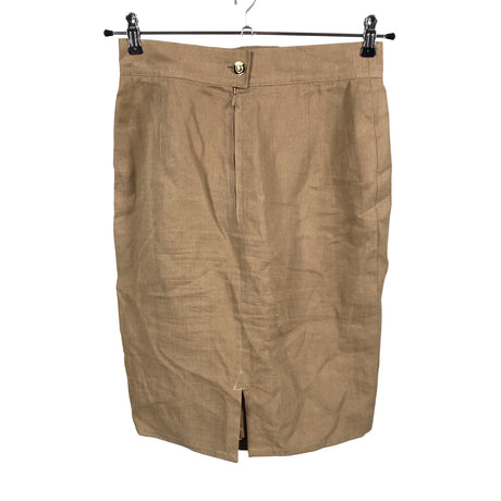 Unisex Louis Féraud - Fabric skirt, size 40 - Brown (2)