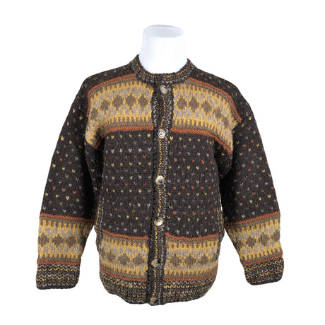 Unisex Skandia - Cardigan, size XL - Brown ()