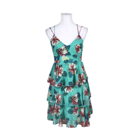 Unisex Guess - Schiffon dress, size 38 - Green ()