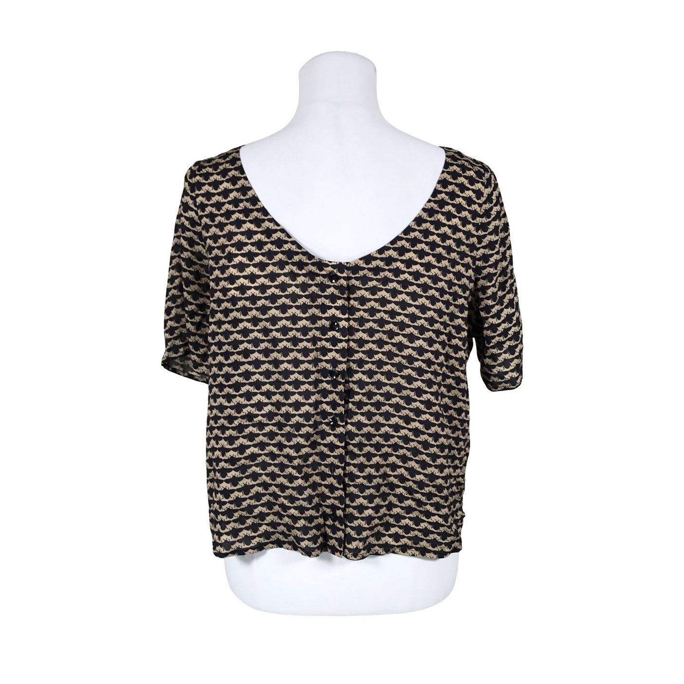 Unisex Rodebjer - Short-sleeved blouse, size 34 - Beige (2)