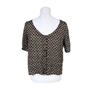 Unisex Rodebjer - Short-sleeved blouse, size 34 - Beige (2)