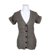 Unisex Massimo Dutti - Cardigan, size 38 - Brown ()