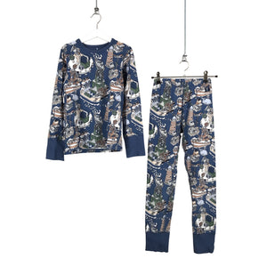 Unisex Polarn O. Pyret - Nightwear, size 122 - 128 - Blue (1)