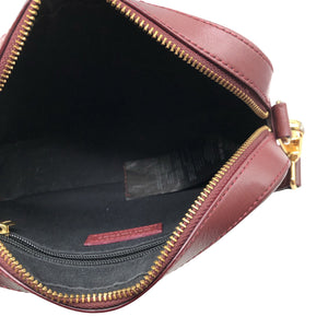 Unisex Marimekko - Shoulder bag, size Mini - Wine red (3)