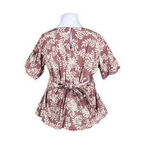 Unisex Kaiko - Short-sleeved blouse, size 42 - Light pink (2)