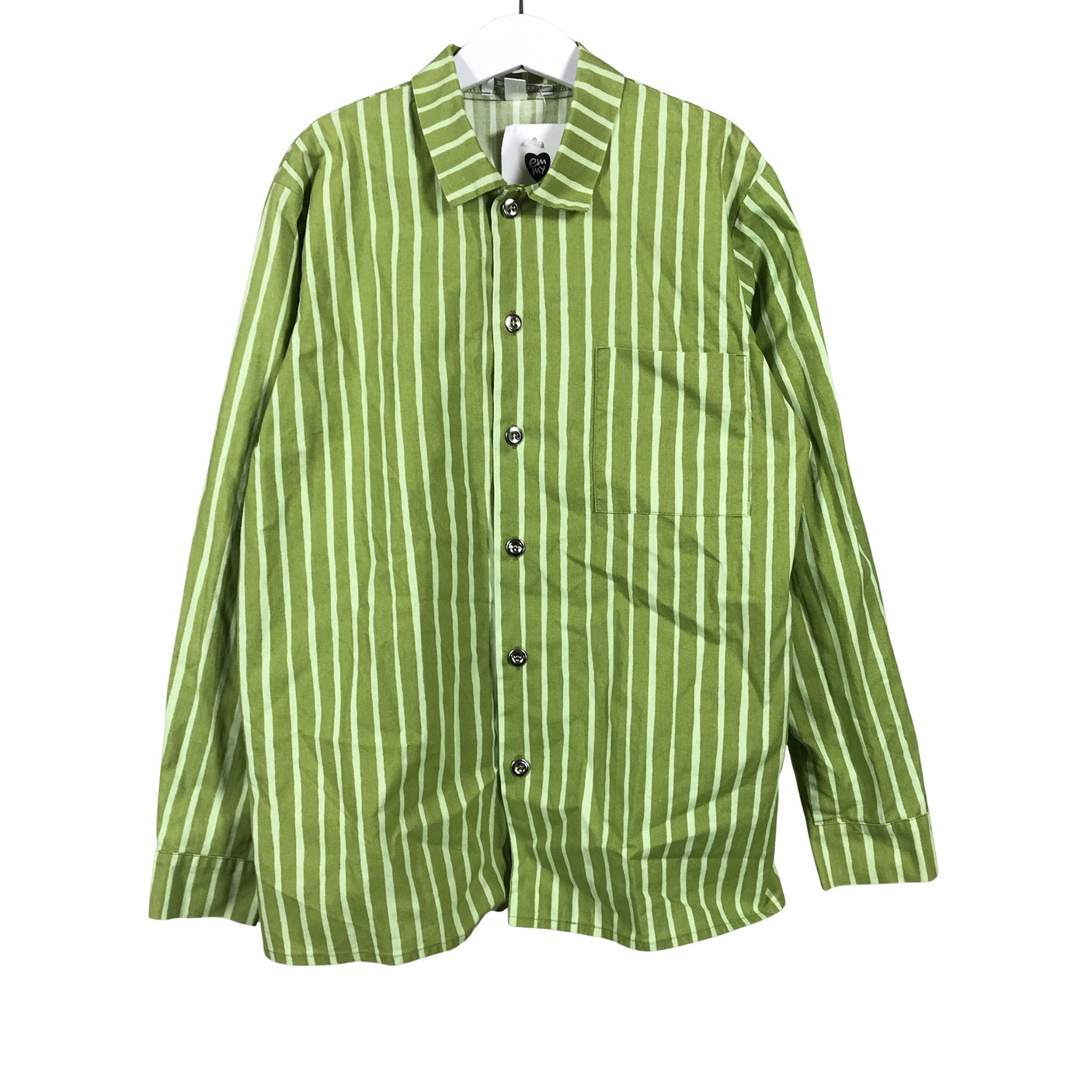 Unisex maimekko - Collared shirt, size 134 - 140 - Green (1)