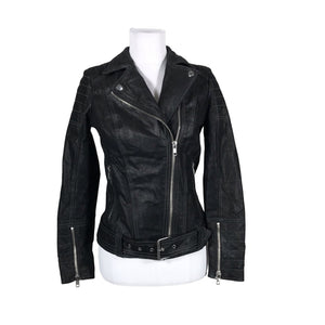 Unisex Jofama - Leather jacket, size 34 - Black (1)