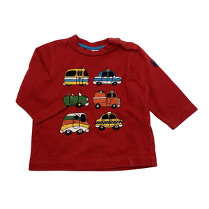 Unisex Polarn O. Pyret - Tricot shirt, size 62 - 68 - Red (1)