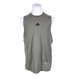 Unisex Adidas - Sleeveless sports top, size L - Green (1)