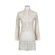 Unisex Butterfly - Tunic, size 34 - Beige ()