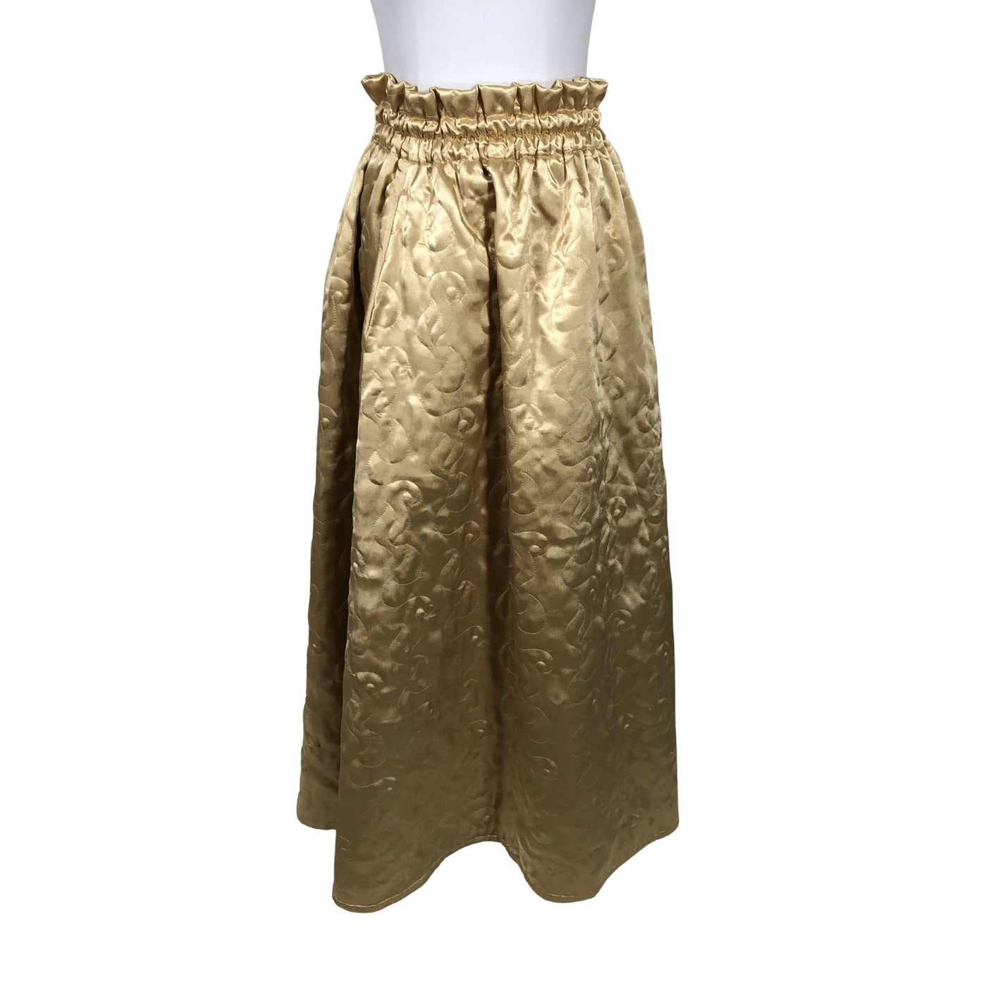 Unisex Vimma - Fabric skirt, size 40 - Gold (1)