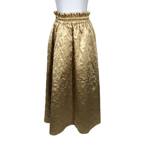 Unisex Vimma - Fabric skirt, size 40 - Gold (1)