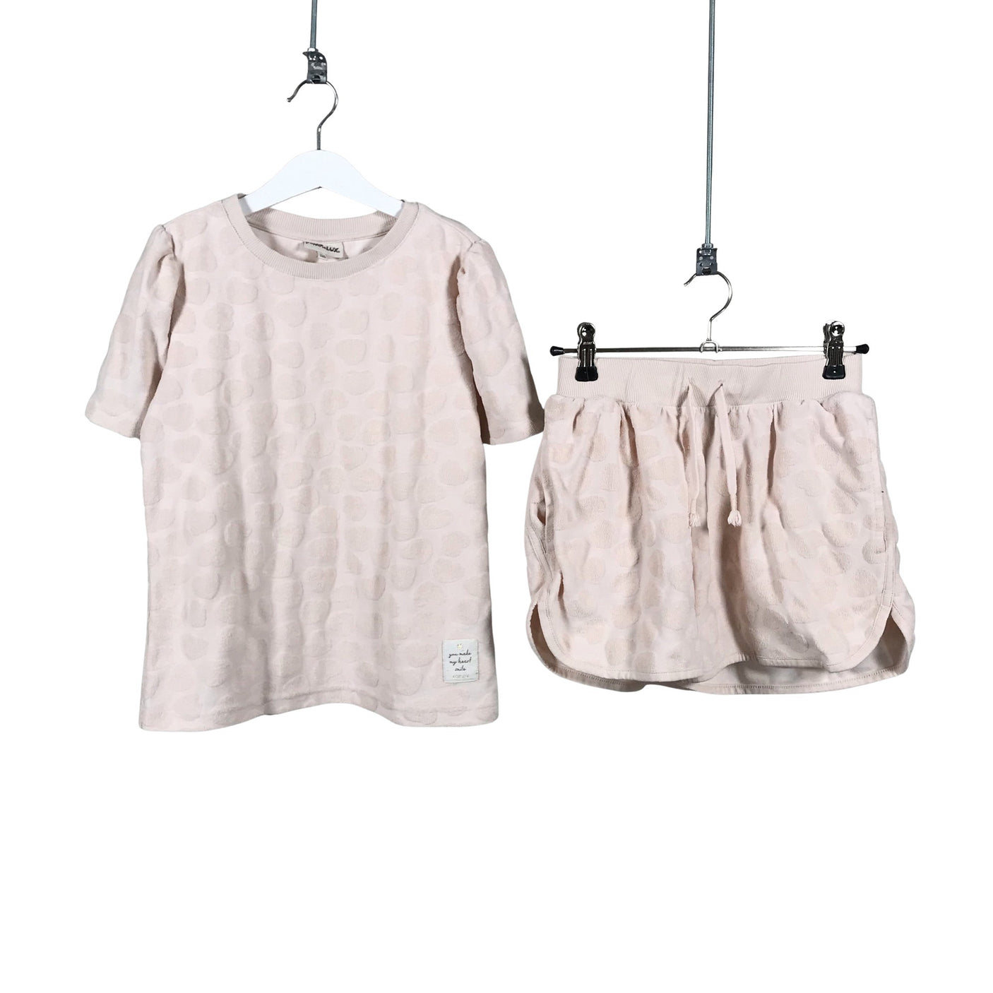 Unisex POMPdeLUX - Tricot shorts, size 134 - 140 - Light pink (1)