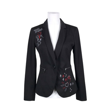 Unisex Desigual - Sweat jacket, size 38 - Black ()