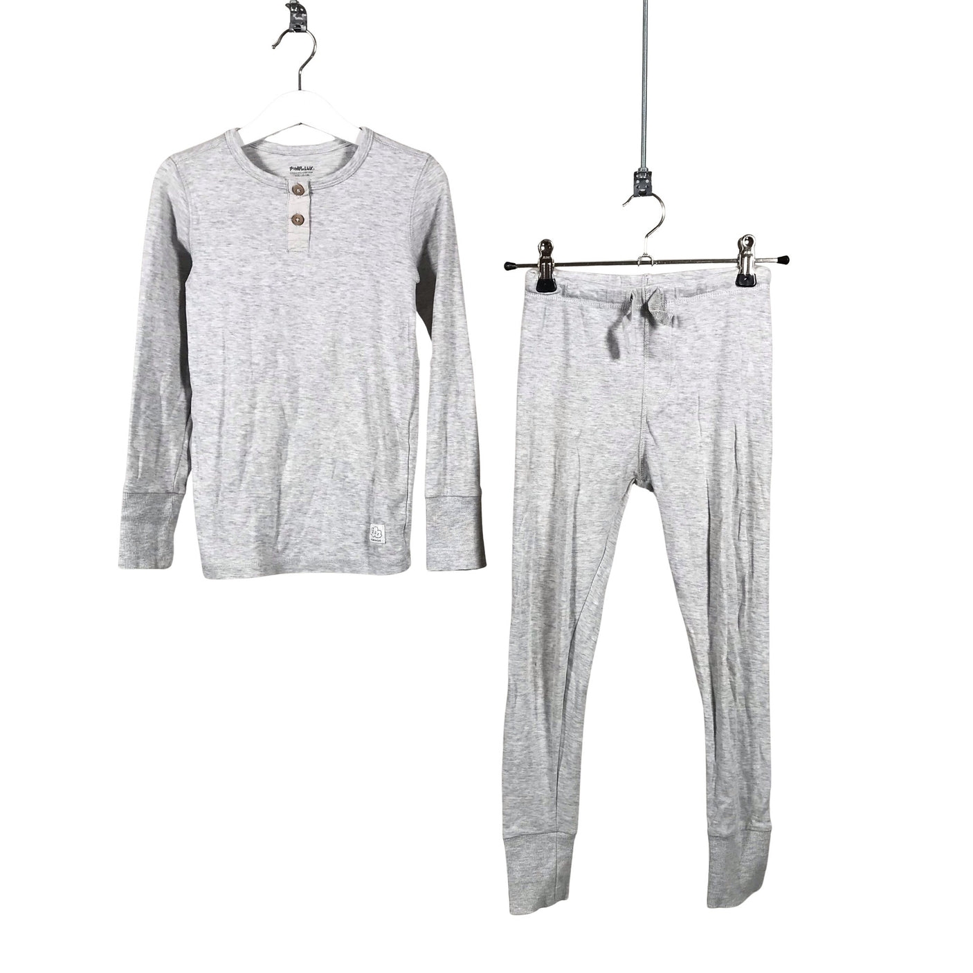 Unisex POMPdeLUX - Tricot shirt, size 122 - 128 - Gray (1)