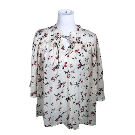 Unisex Kaffe - Short-sleeved blouse, size 38 - Beige ()