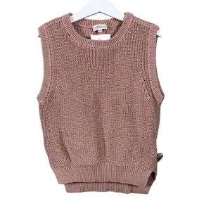 Unisex POMPdeLUX - Knit vest, size 134 - 140 - Light pink (1)