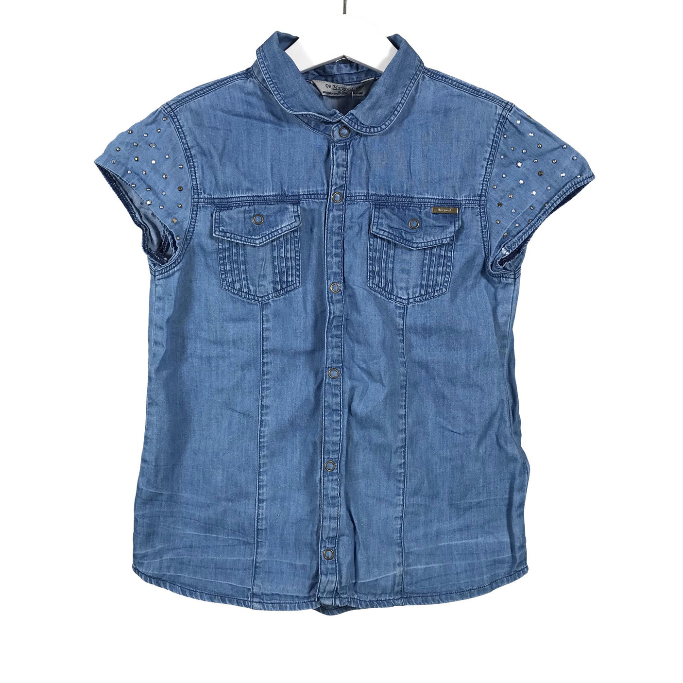 Unisex Mayoral - Denim shirt, size 122 - 128 - Blue (1)