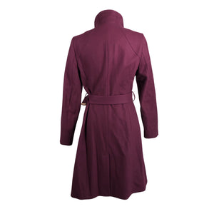 Unisex Ted Baker - Wool coat, size 34 - Wine red (3)