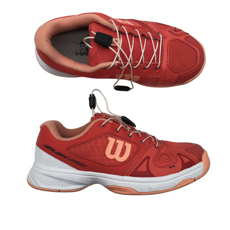 Unisex Wilson - Indoor sports shoes, size 33 - Orange ()