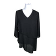 Unisex Shenina - Schiffon tunic, size 38 - Black ()