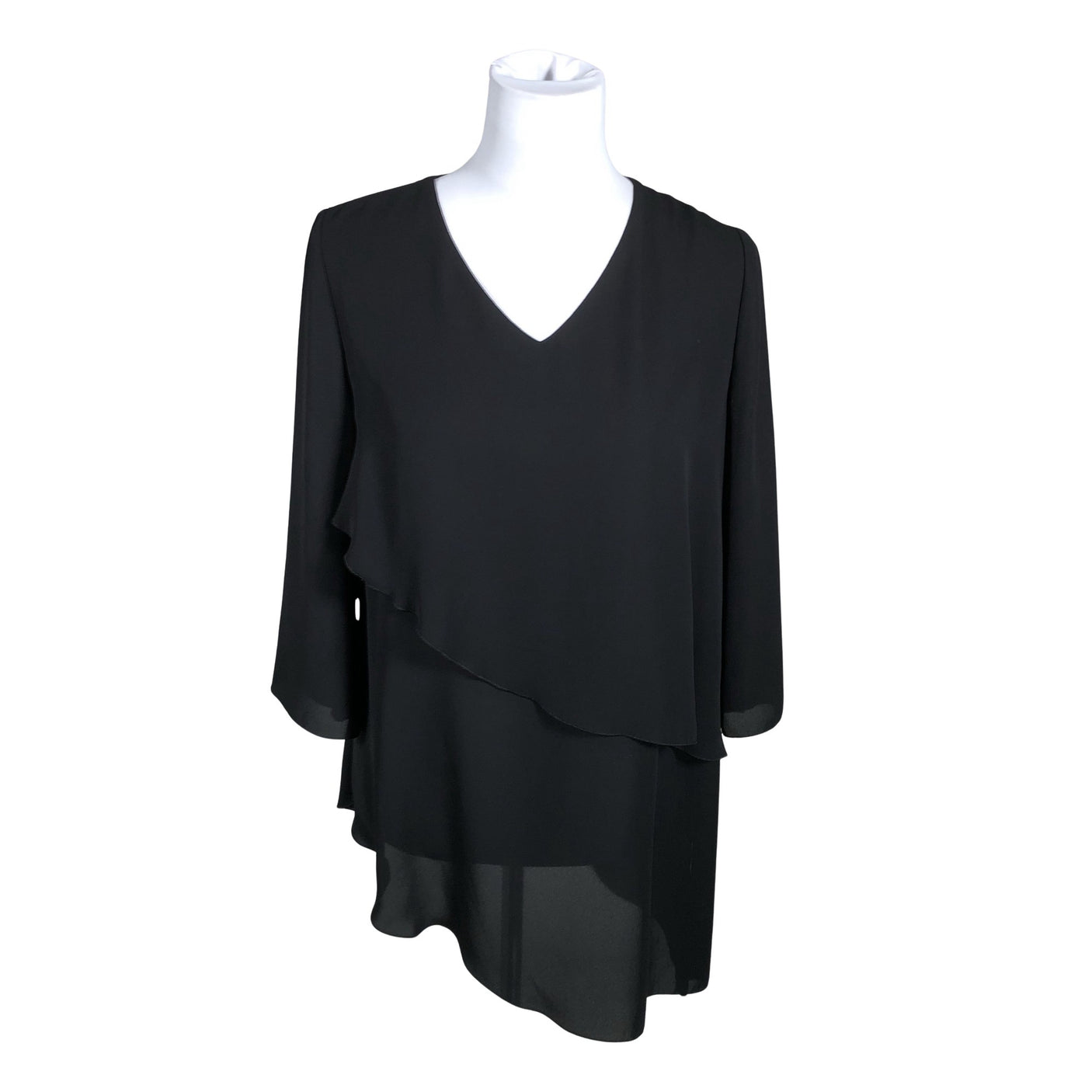 Unisex Shenina - Schiffon tunic, size 38 - Black (1)
