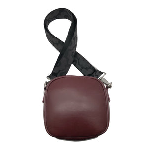 Unisex Marimekko - Shoulder bag, size Midi - Wine red (4)