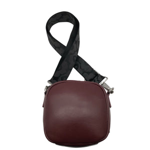 Unisex Marimekko - Shoulder bag, size Midi - Wine red (3)