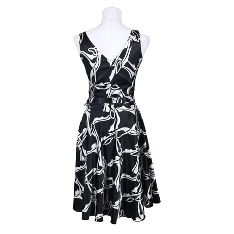 Unisex InWear - Schiffon dress, size 32 - Black (2)