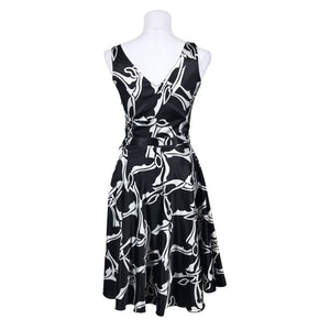 Unisex InWear - Schiffon dress, size 32 - Black (2)