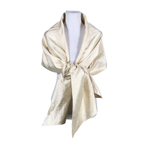Unisex Kirsten Krog Design - Shawl, size Maxi - Beige (1)