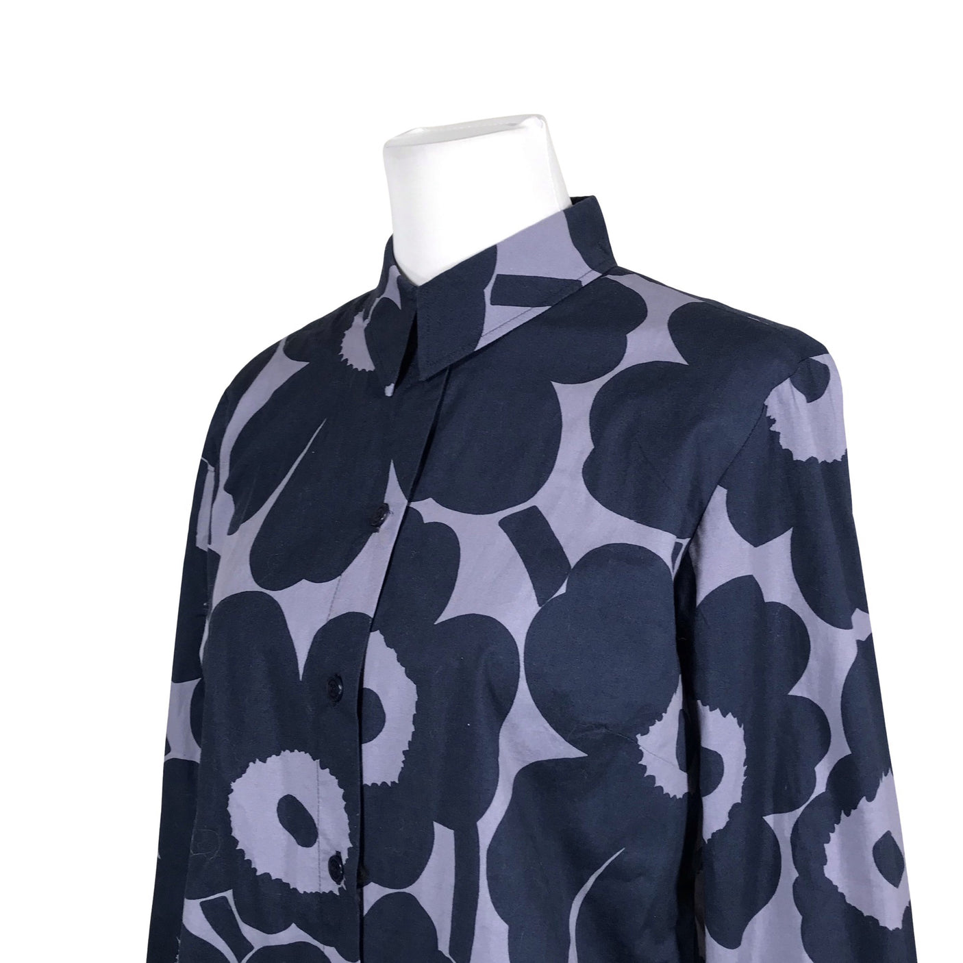 Unisex Marimekko - Collared shirt, size 40 - Blue (2)