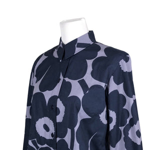 Unisex Marimekko - Collared shirt, size 40 - Blue (2)