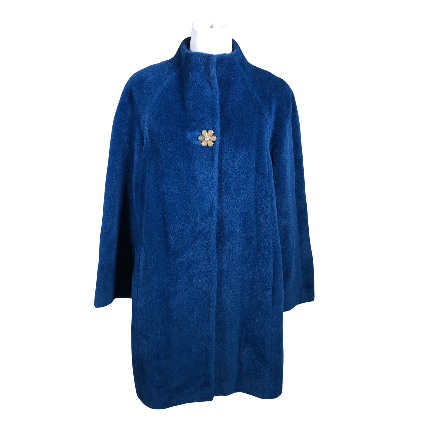 Unisex Manuela Conti - Wool coat, size 38 - Blue (1)