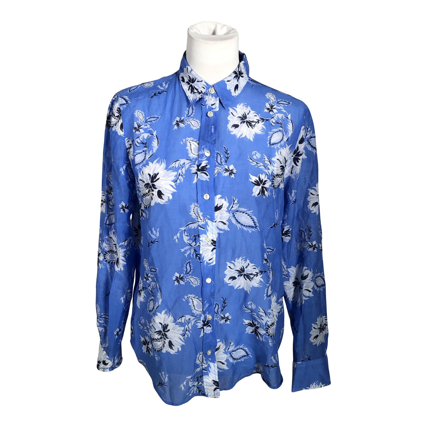 Unisex Gant - Collared shirt, size 40 - Blue (1)